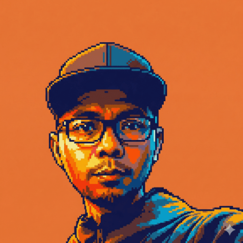 Kamil — pixel art portrait