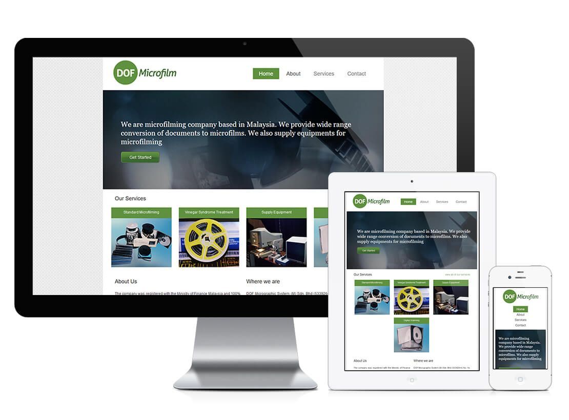 DOF Microfilm Website
