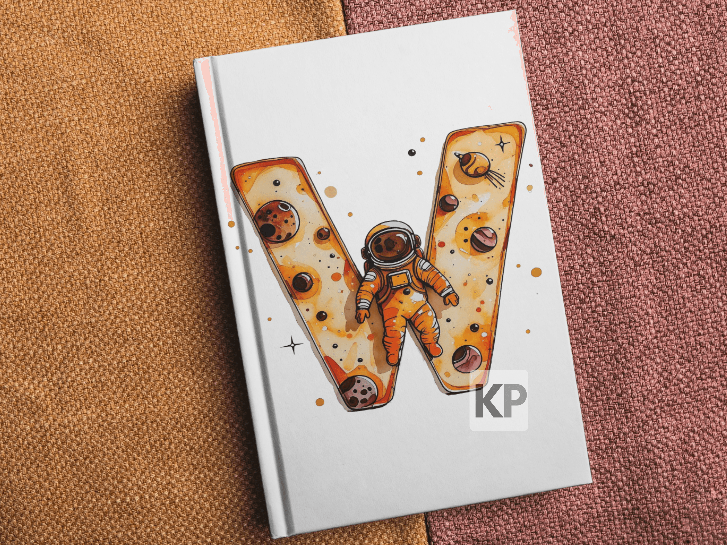 Book Cover Design for letter W
