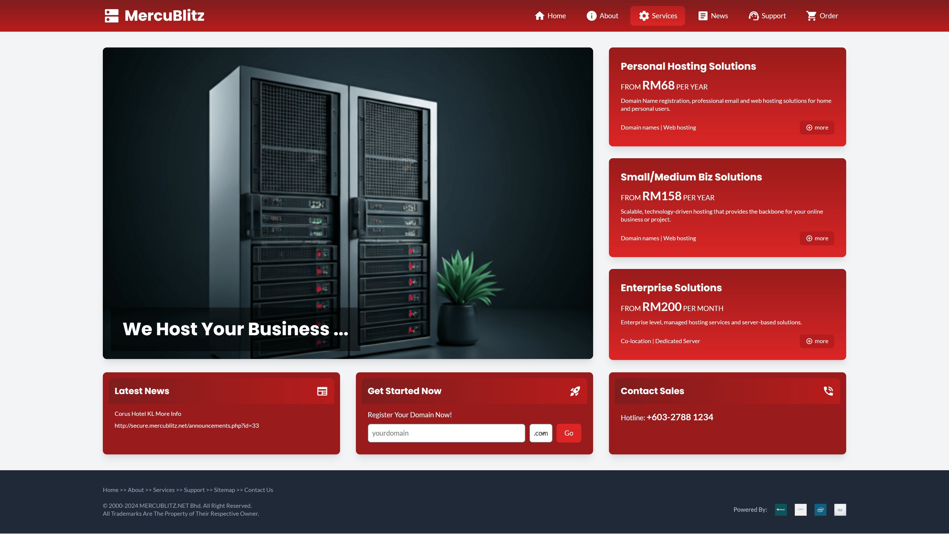 MercuBlitz Website