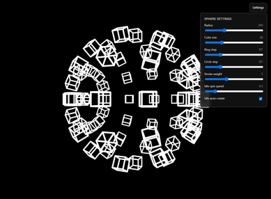 Orbit Box Creative Coding Experiment